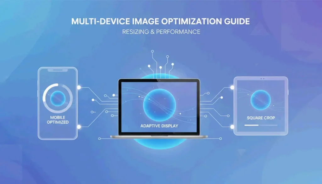 Header: A sleek, modern visual representing cross-platform image resizing