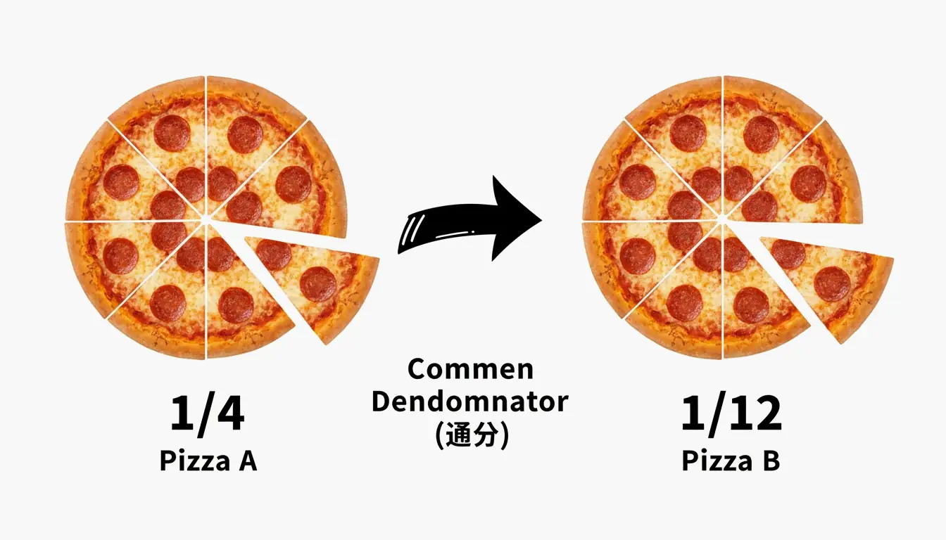 饼图对比：不同大小切片的视觉化