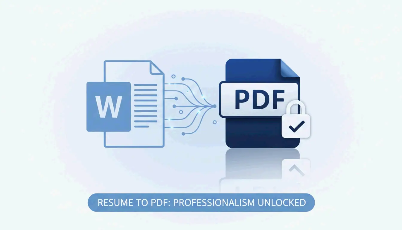 Creating Electronic Resumes: How to Perfectly Convert Word Documents to PDF Format