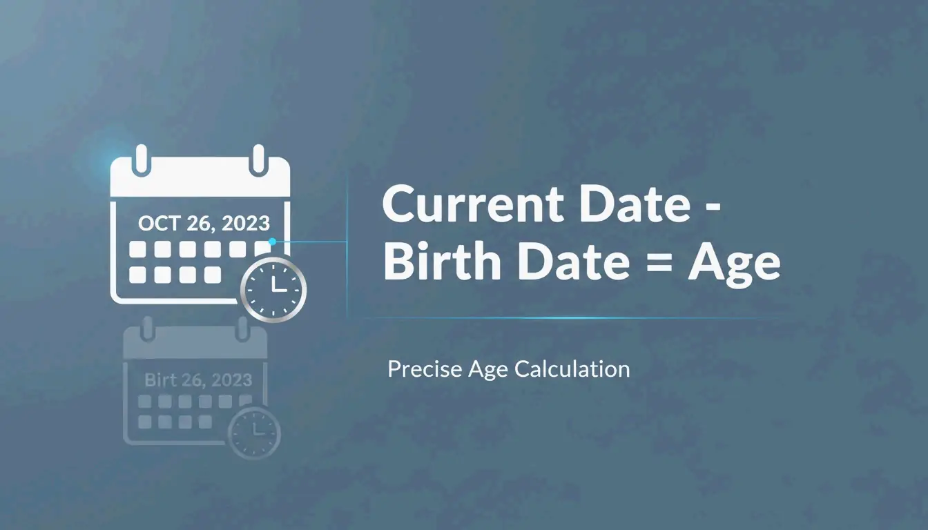 Age Calculator: How to Find Your Exact Age in Years Months and Days