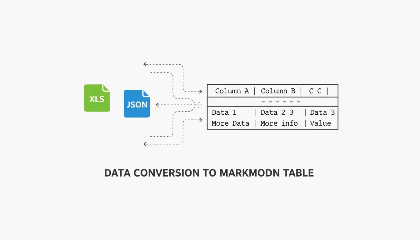 Best Markdown Table Generator Guide: Convert Excel, CSV, JSON to GFM Fast