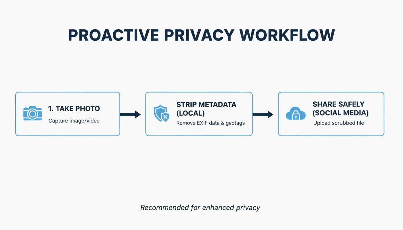 Recommended 3-step privacy workflow